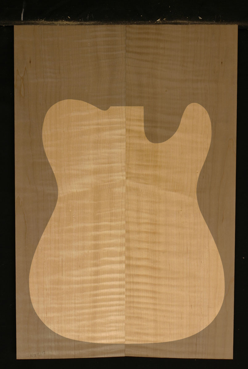 Red Maple veneer/drop top for electric solid body guitar Item: DTAR0111 ...