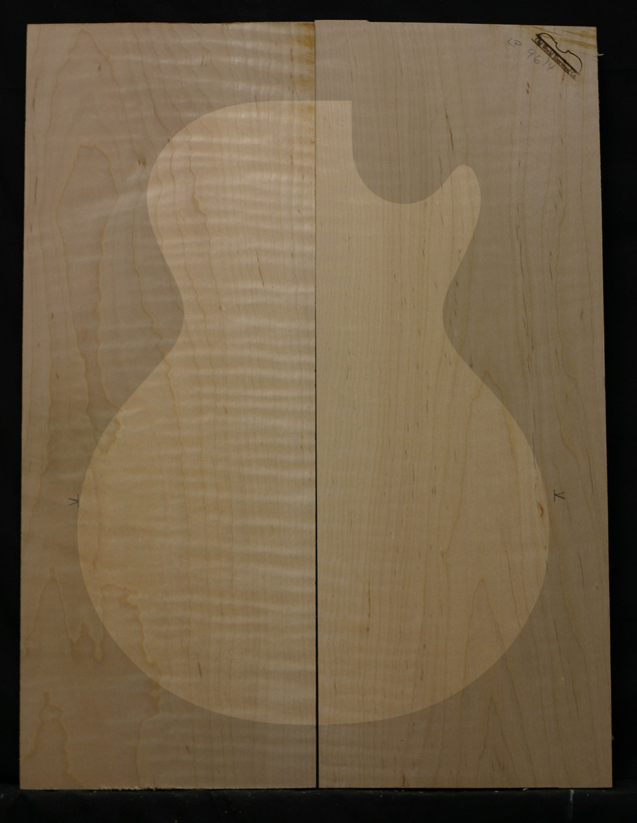 Eastern maple for carved top electric guitar Item: LP9614 - American ...