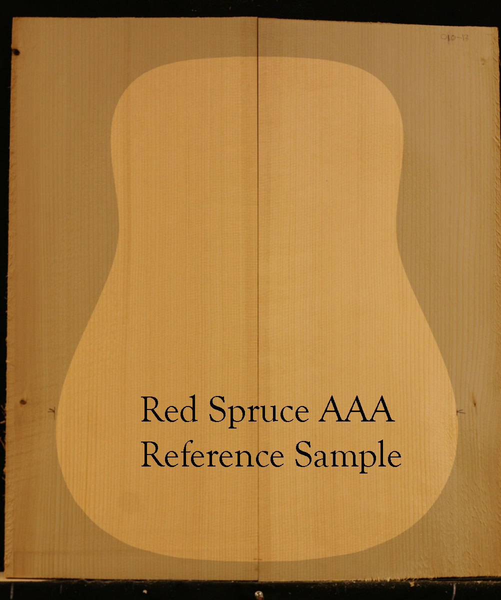 Red "Adirondack" Spruce Guitar top Grade AAA