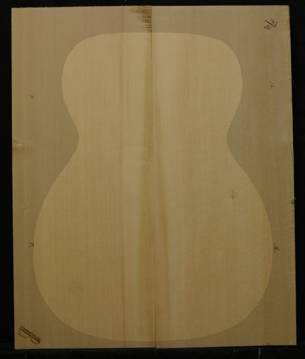 locker Bugt strand Red “Adirondack” Spruce -Small Guitar top- Item: RS071 – American Tonewood  Co.